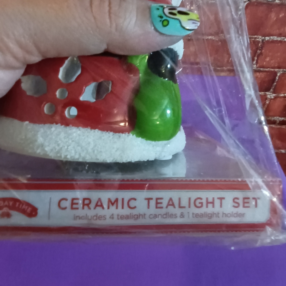 𝑺𝒂𝒏𝒕𝒂 𝑪𝒍𝒂𝒖𝒔 𝑪𝒆𝒓𝒂𝒎𝒊𝒄 𝑻𝒆𝒂𝒍𝒊𝒈𝒉𝒕 𝑺𝒆𝒕 - Picture 6 of 11